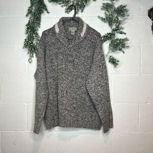 L.L. Bean Gray Crewneck Sweater